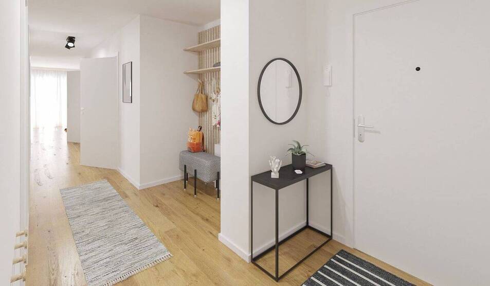 Helle Wohnung mit Balkon zum Garten 4 zimmer