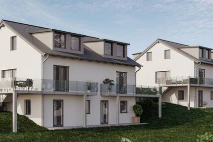 Neubau: 2 Doppelhäuser in Höchberg 4 zimmer