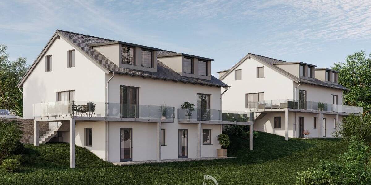 Neubau: 2 Doppelhäuser in Höchberg 4 zimmer