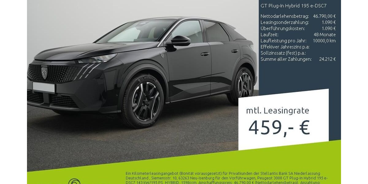 Peugeot 3008 1.500 km 46.790 &euro; Borken 46325