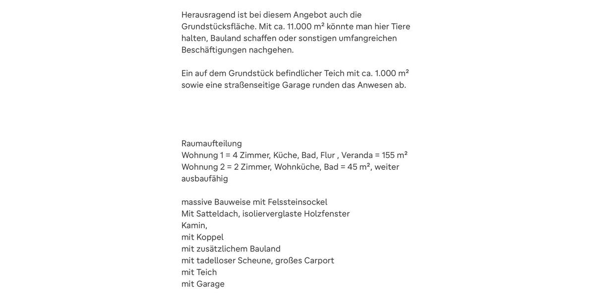 Bauernhaus, Landhaus Prenzlau - 6 Zimmer, 198 m&sup2;, 370.000&euro; | Angebot:25960476