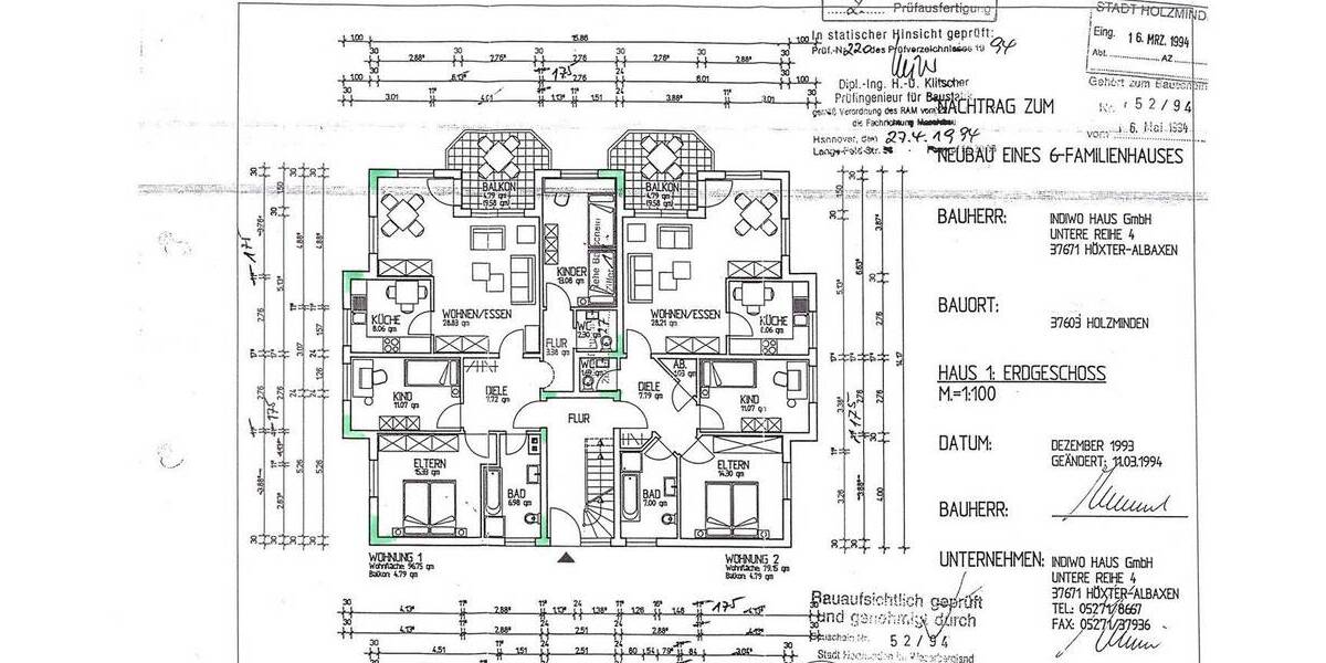 Etagenwohnung Holzminden - 4 Zimmer, 101 m&sup2;, 145.000&euro; | Angebot:26015439