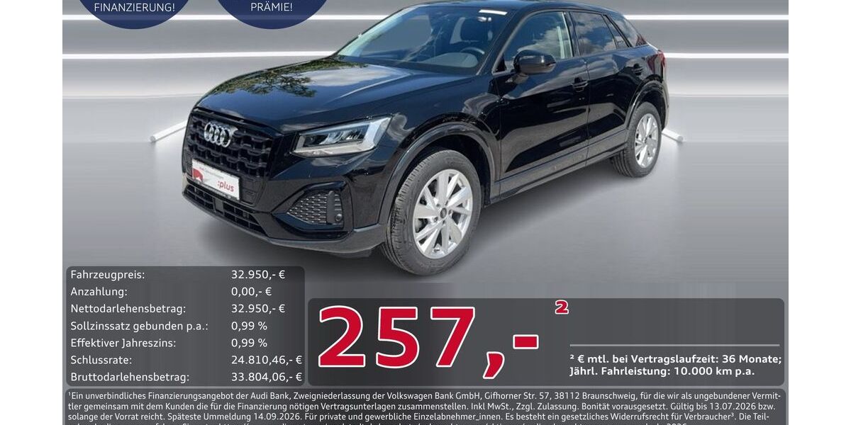Audi Q2 12.173 km 32.950 &euro; Ingolstadt 85057