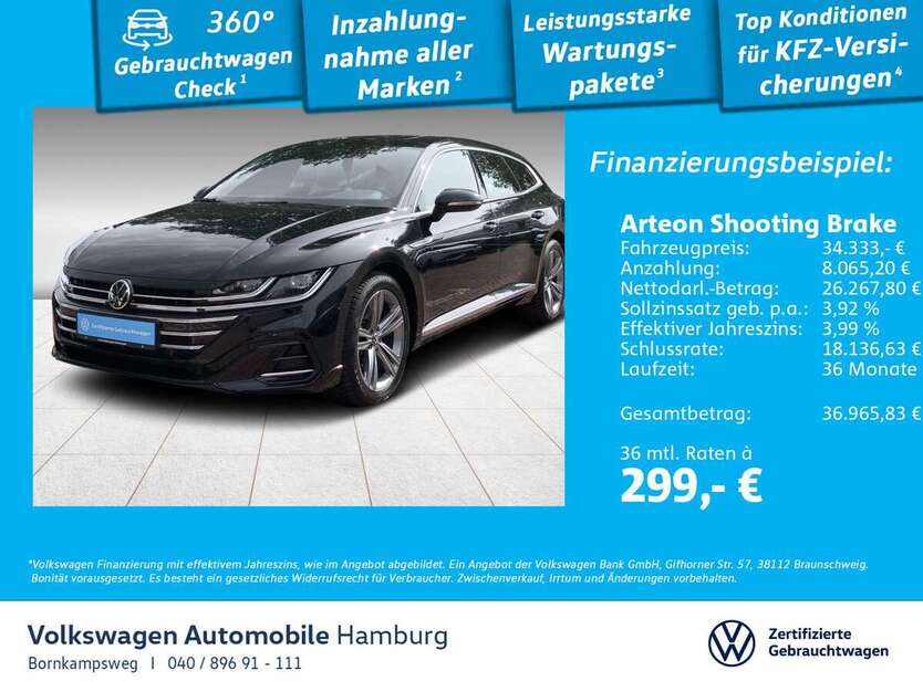 VW Arteon 18.542 km 34.333 € Hamburg 22761