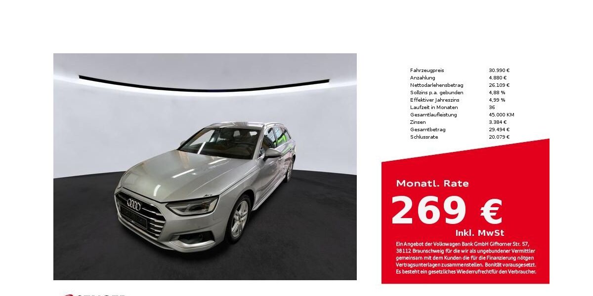 Audi A4 59.341 km 30.990 &euro; Lingen 49809