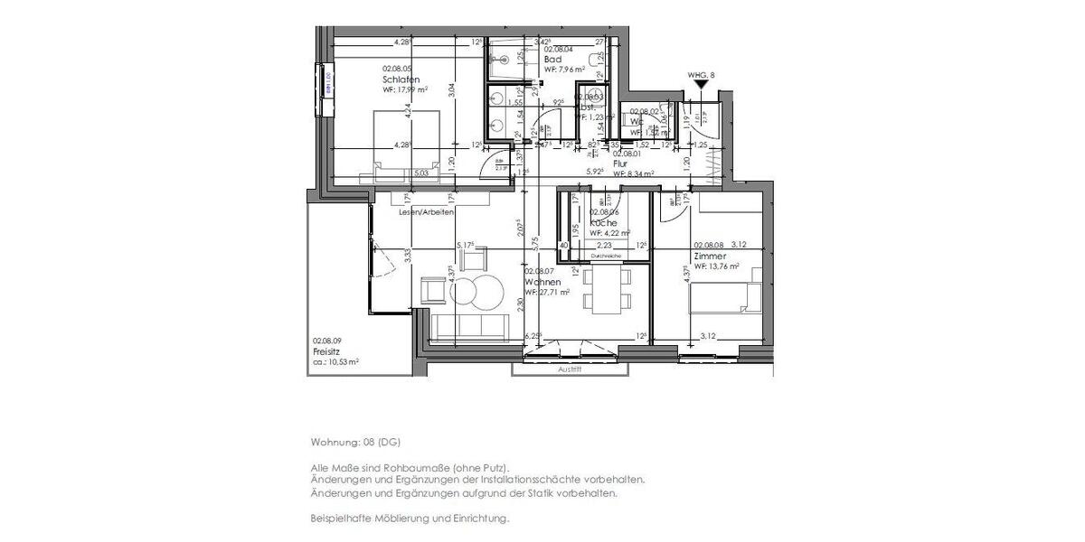 Etagenwohnung Dannenberg (Elbe) - 2 Zimmer, 52 m&sup2;, 159.805&euro; | Angebot:26432629