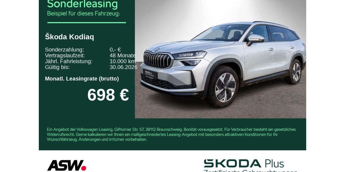 Skoda Kodiaq 24.990 km 54.930 &euro; Bad Rappenau 74906