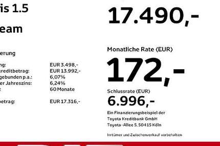 Toyota Yaris 30.900 km 17.490 &euro; Osterode 37520