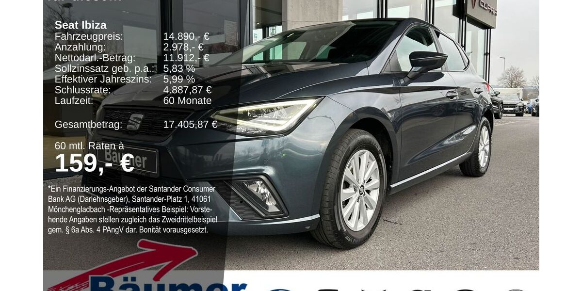 Seat Ibiza 72.943 km 13.980 &euro; Ibbenbüren 49479