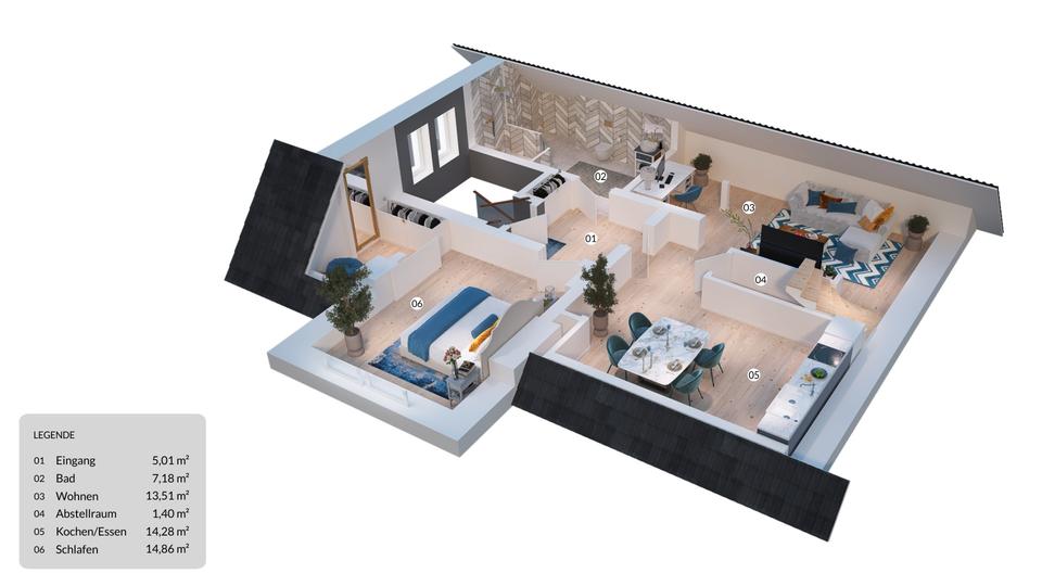 Wohnquartier an der Dinkel - Neubauwohnungen zur Miete! 2 zimmer