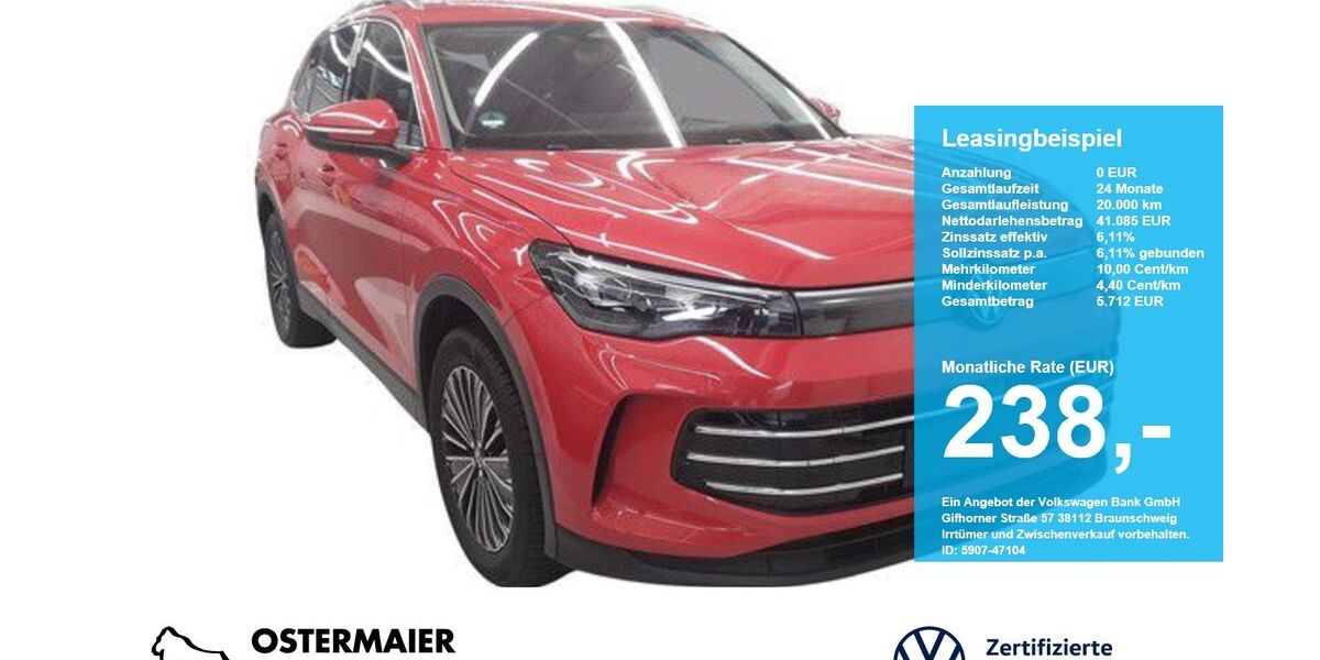 VW Tiguan 6.220 km 41.085 &euro; Vilsbiburg 84137