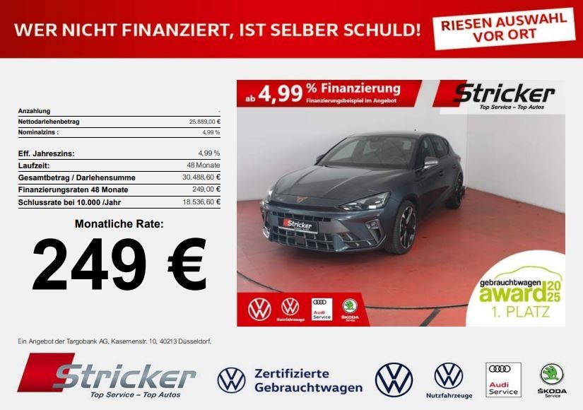 Cupra Leon 15.500 km 25.878 &euro; Detmold 32760