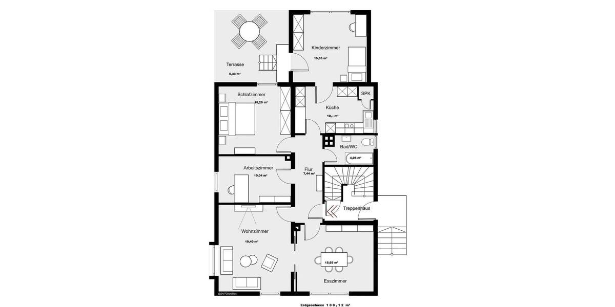 Terrassenwohnung Northeim - 5 Zimmer, 100 m&sup2;, 650&euro; | Angebot:26741882