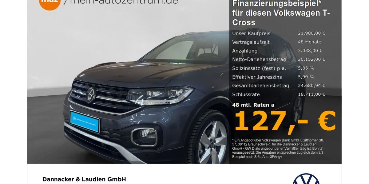 VW T-Cross 19.720 km 20.980 &euro; Lüneburg 21337