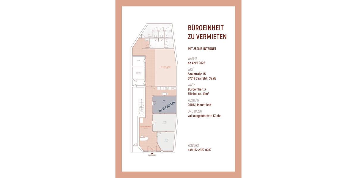 Gewerbeobjekt Saalfeld (Saale) - 200&euro; | Angebot:25417119