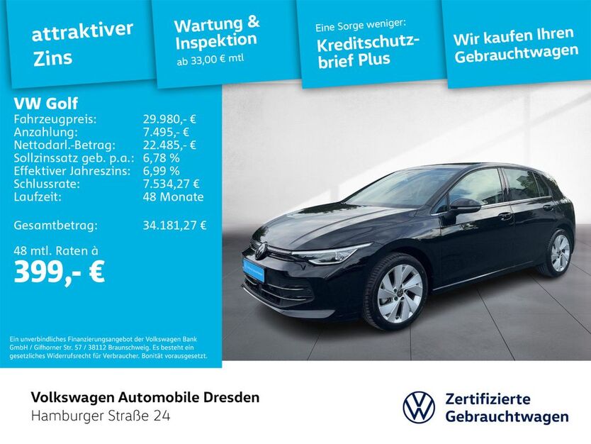 VW Golf 3.701 km 29.980 € Dresden 01067