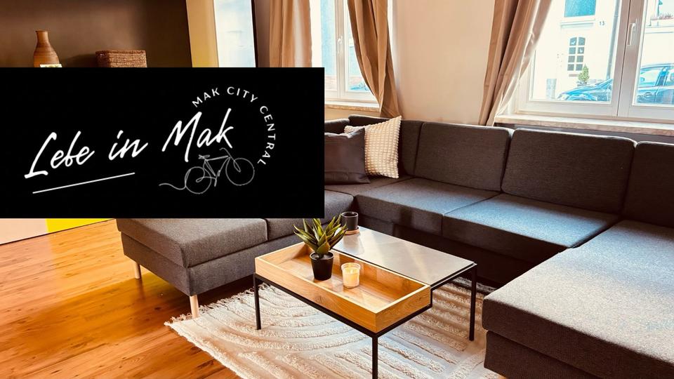 3Zi Whg Südbalkon möbliert zentral 3 zimmer