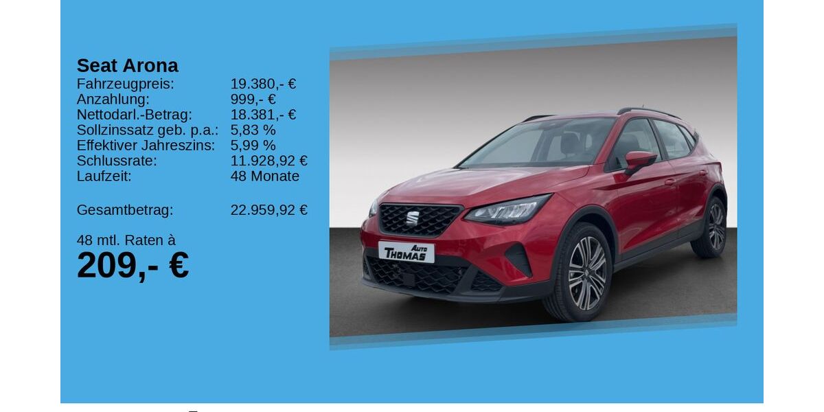 Seat Arona 9.270 km 17.990 &euro; Bonn 53227