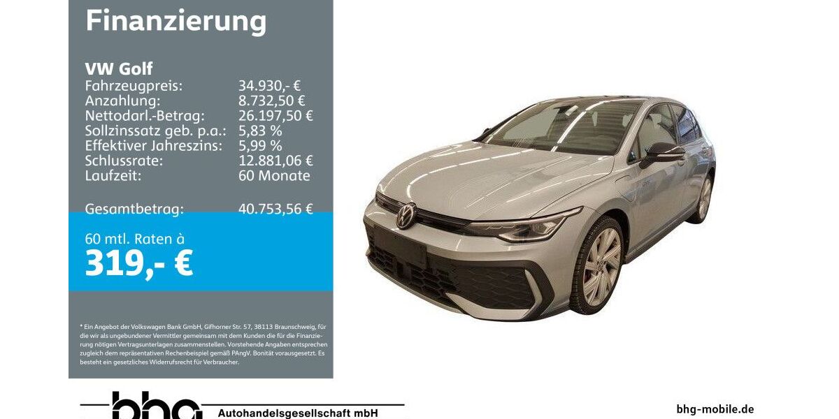 VW Golf 17.749 km 34.930 &euro; Ettlingen 76275