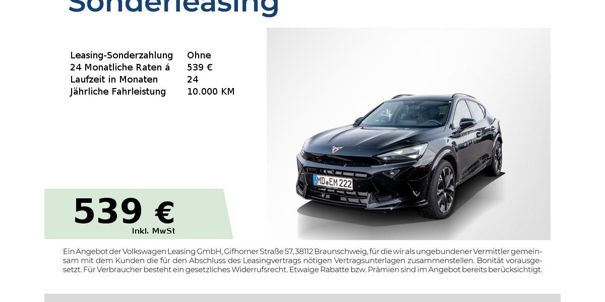 Cupra Formentor 3.500 km 42.980 &euro; Magdeburg 39118