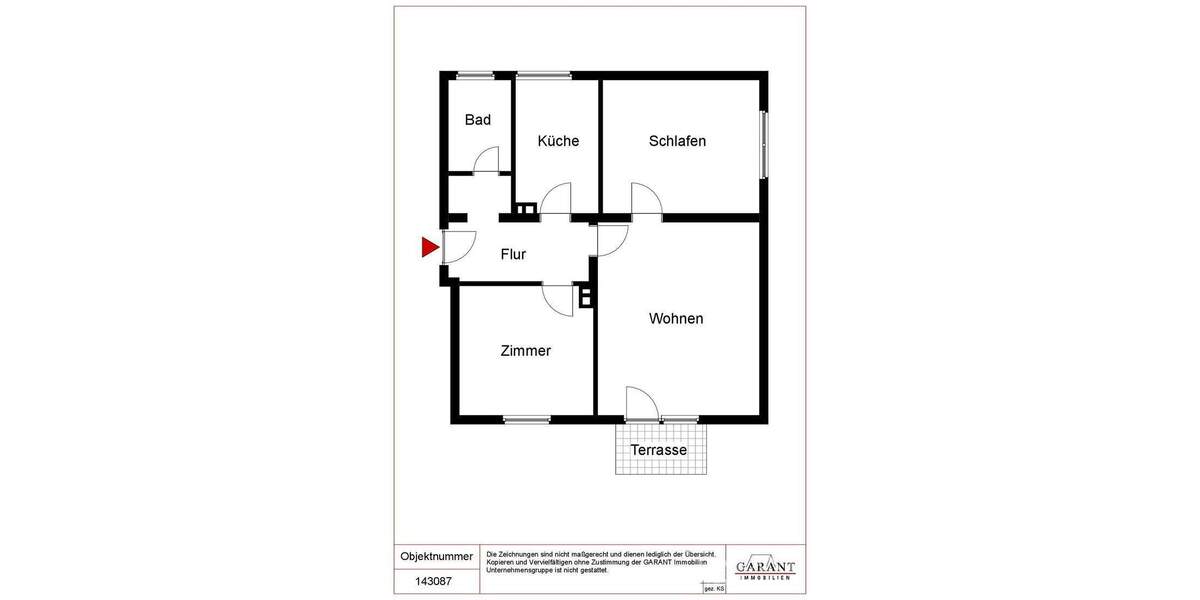 Etagenwohnung Sachsenheim Großsachsenheim - 3 Zimmer, 66 m&sup2;, 189.000&euro; | Angebot:25414279