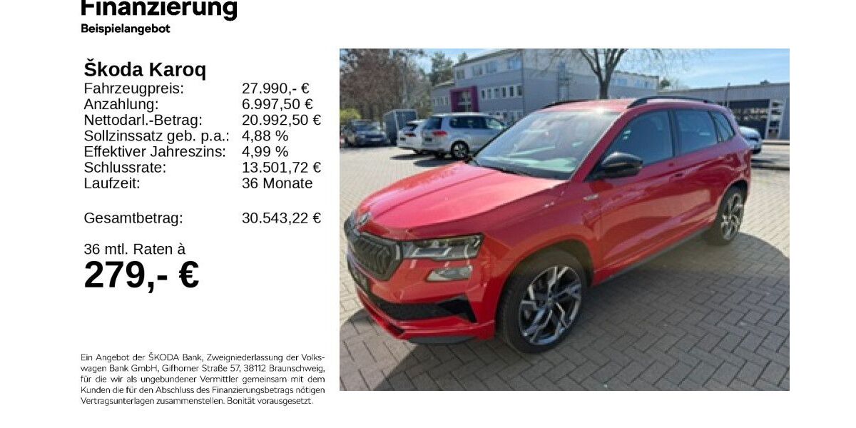 Skoda Karoq 43.250 km 27.840 &euro; Gifhorn 38518