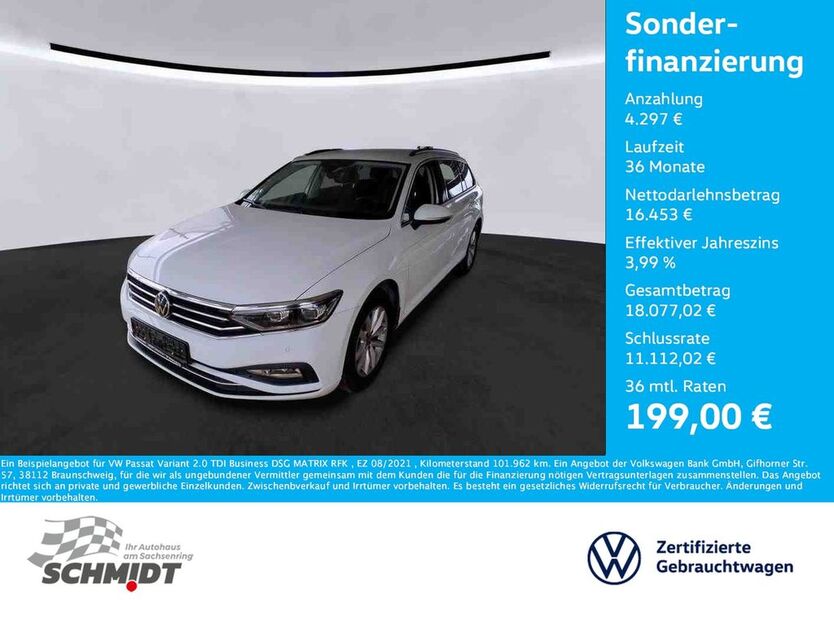 VW Passat Variant 101.962 km 20.750 € Bernsdorf 09337
