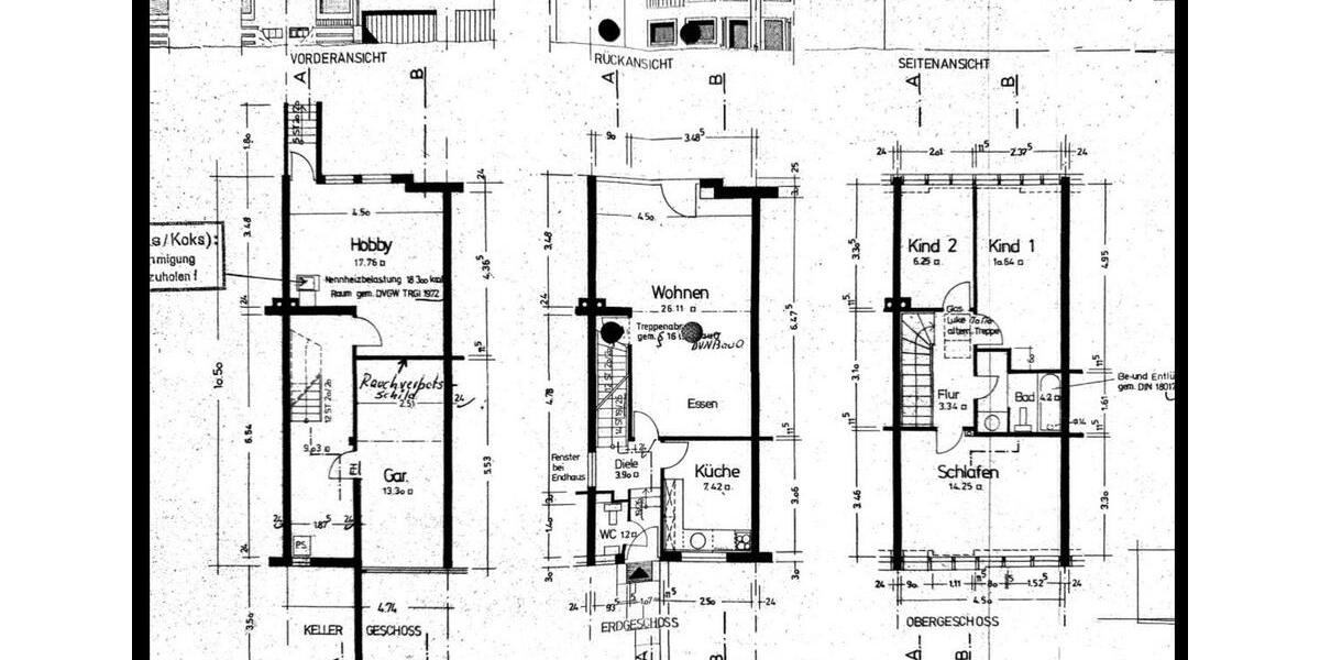 Reihenhaus Delmenhorst Deichhorst - 3 Zimmer, 80 m&sup2;, 900&euro; | Angebot:25379041