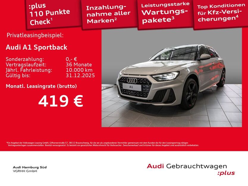 Audi A1 1.890 km 28.770 € Hamburg 20537