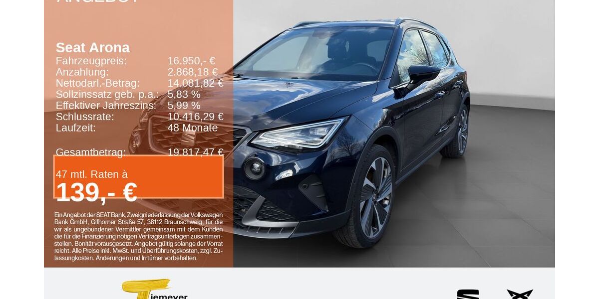 Seat Arona 64.735 km 16.770 &euro; Hemer 58675