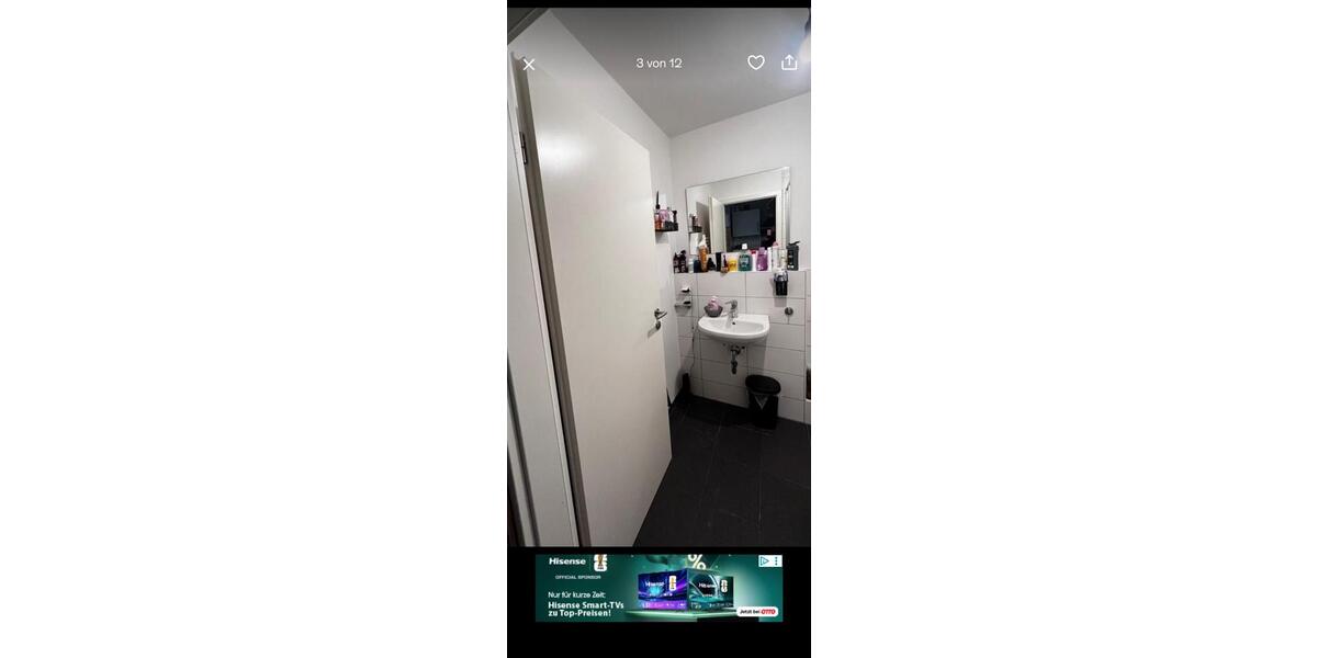 Etagenwohnung Karlsruhe Südstadt - 1 Zimmer, 33 m&sup2;, 750&euro; | Angebot:26670396