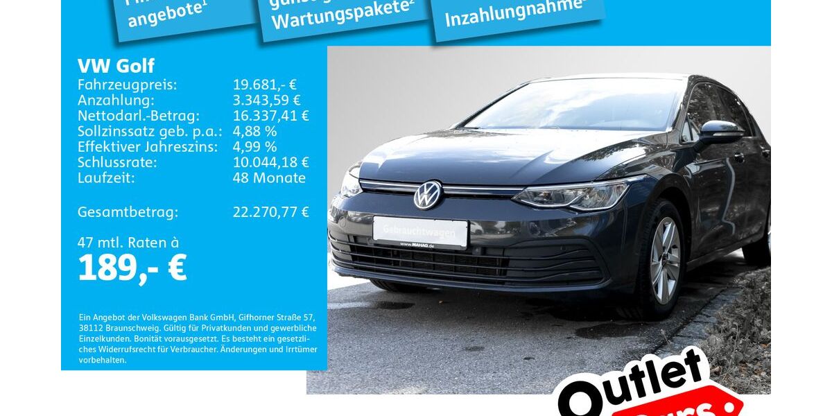 VW Golf 109.503 km 19.681 &euro; Dachau 85221