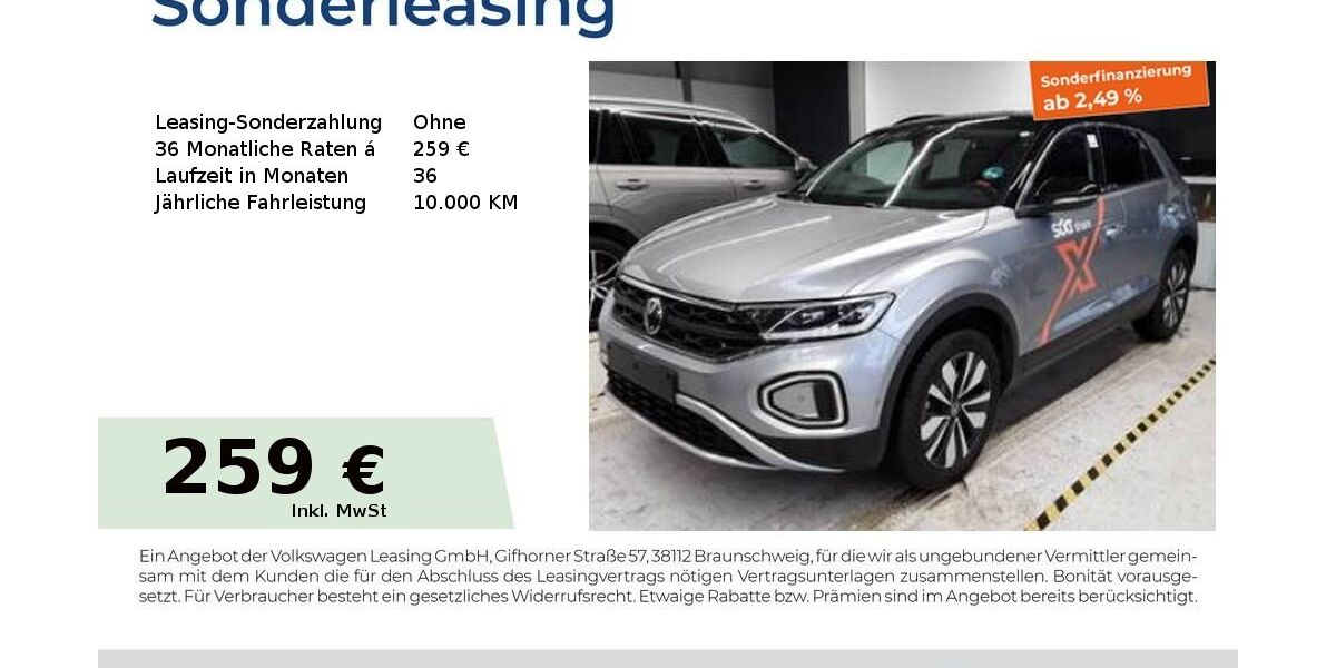 VW T-Roc 5.498 km 29.303 &euro; Nürnberg 90411