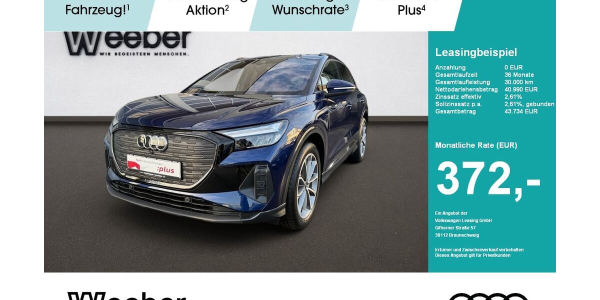 Audi Q4 e-tron 8.634 km 40.990 &euro; Weil der Stadt 71263