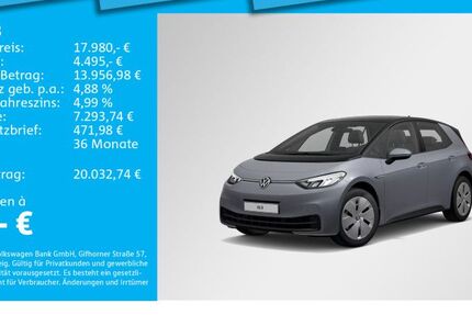 VW ID.3 37.903 km 17.980 &euro; München 80687