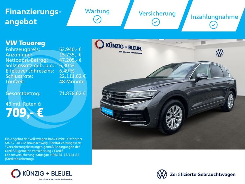 VW Touareg 27.852 km 62.940 € Aschaffenburg 63741