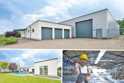 PHI AACHEN - Großzügige Gewerbefläche mit Bungalow und Salzwasserpool im Gewerbegebiet Simmerath!