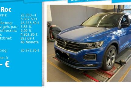 VW T-Roc 58.500 km 22.350 &euro; Hannover 30655