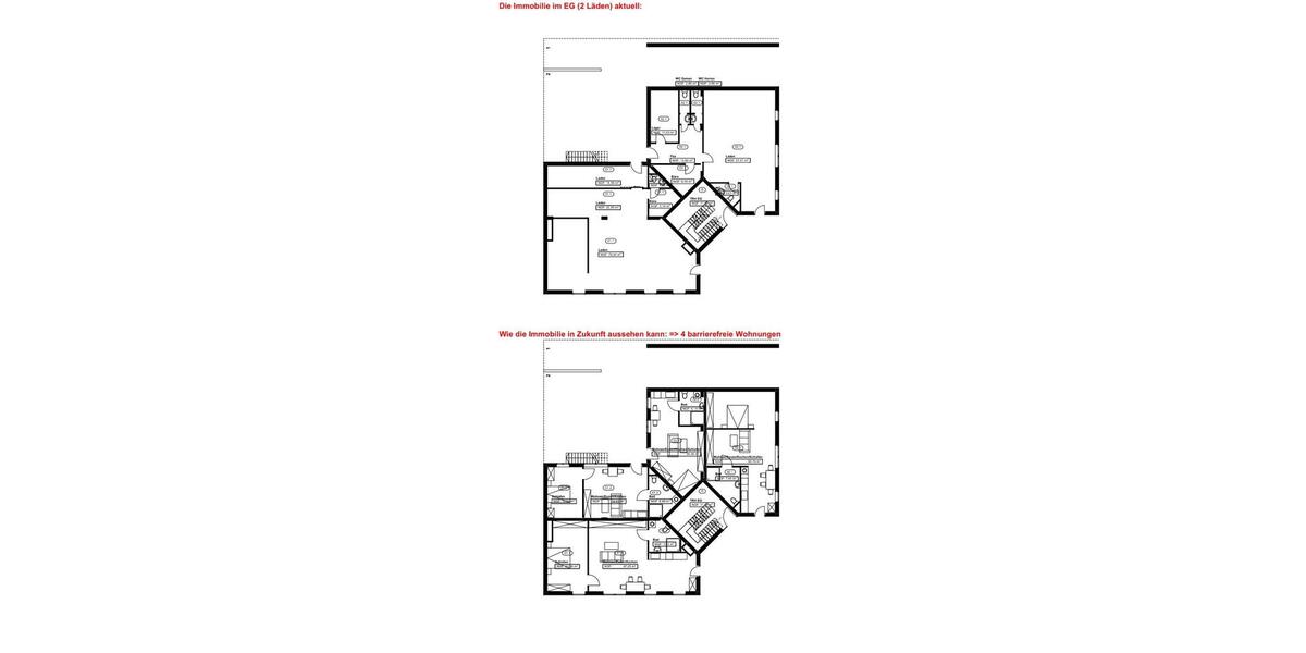 Etagenwohnung Gera Alt-Bieblach - 6 Zimmer, 262 m&sup2;, 59.000&euro; | Angebot:27168463