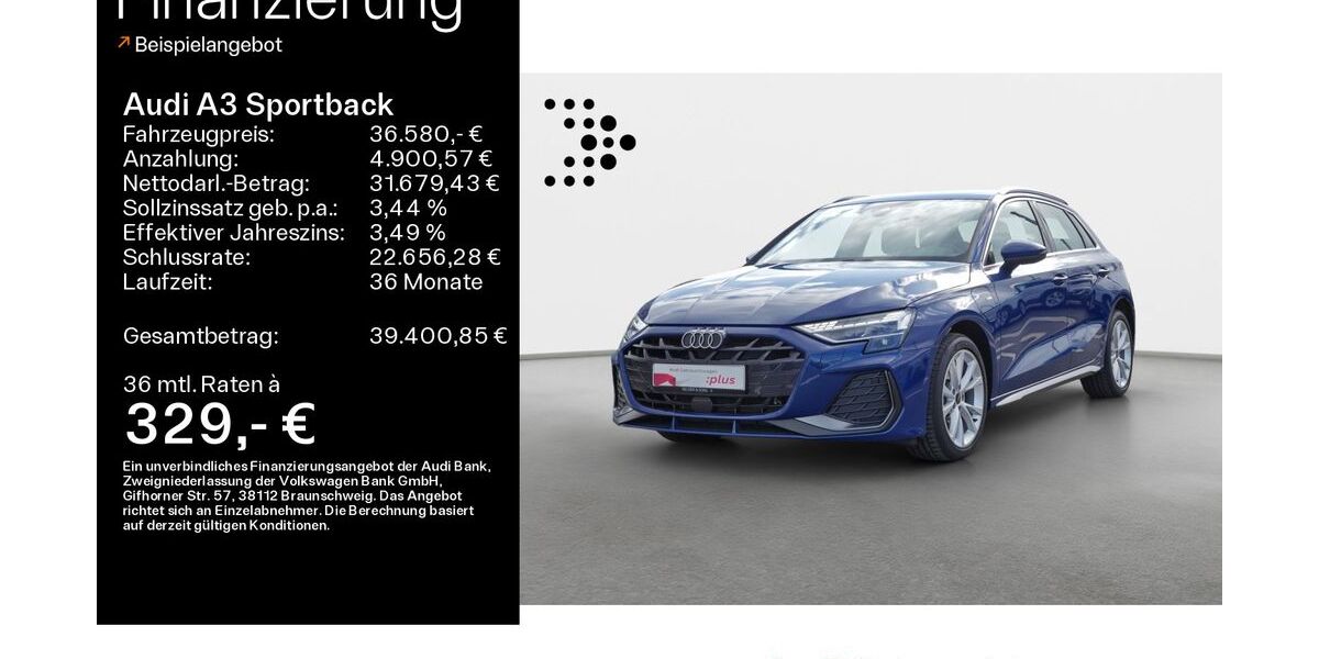 Audi A3 5.084 km 36.580 &euro; Schweinfurt 97424