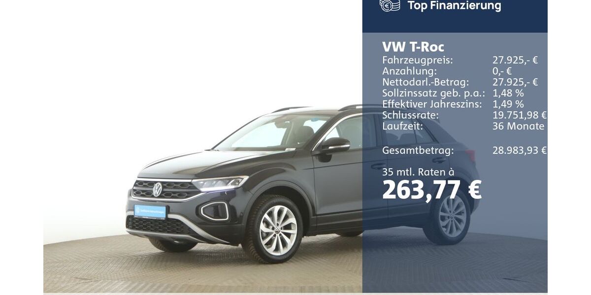 VW T-Roc 19.296 km 27.925 &euro; Jesteburg 21266