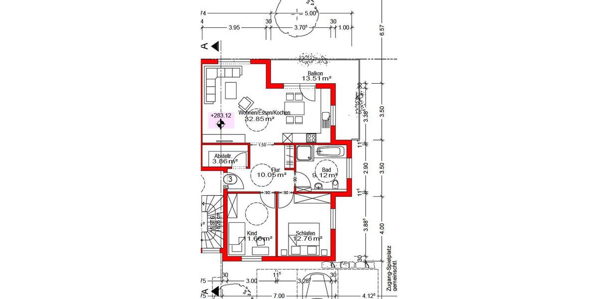 Etagenwohnung Boxberg Kupprichhausen - 3 Zimmer, 85 m&sup2;, 900&euro; | Angebot:26155878