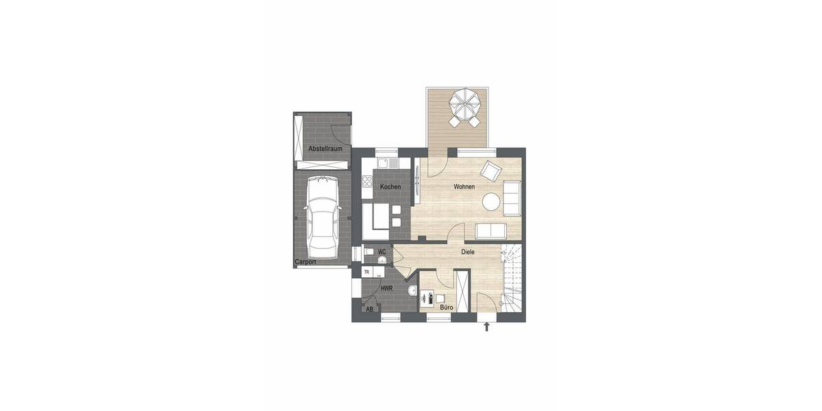 Doppelhaushälfte Apen / Vreschen-Bokel Vreschen-Bokel - 4 Zimmer, 102 m&sup2;, 249.000&euro; | Angebot:26887512
