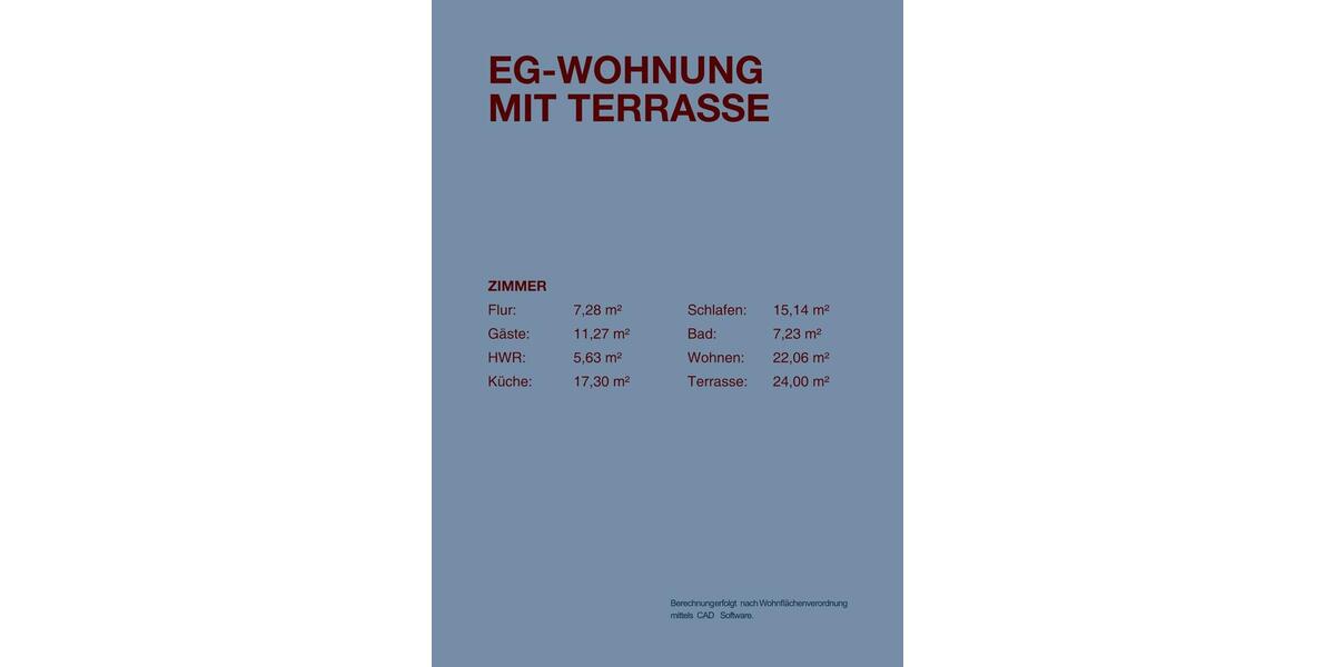 Erdgeschoßwohnung Bad Bentheim - 3 Zimmer, 86 m&sup2;, 1.205&euro; | Angebot:26349322