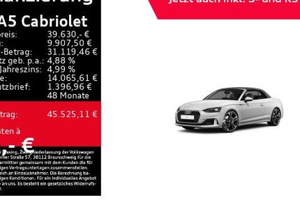 Audi A5 27.125 km 39.630 &euro; Reutlingen 72760