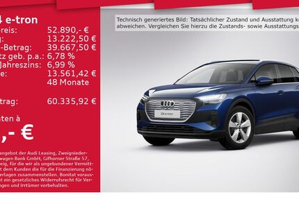 Audi Q4 e-tron 3.860 km 52.890 € Dresden 01067