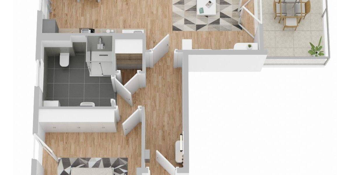 Etagenwohnung Achim - 2 Zimmer, 64 m&sup2;, 205.500&euro; | Angebot:26834520