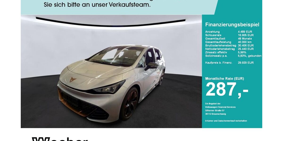 Cupra Born 26.340 km 29.928 &euro; Leonberg 71229