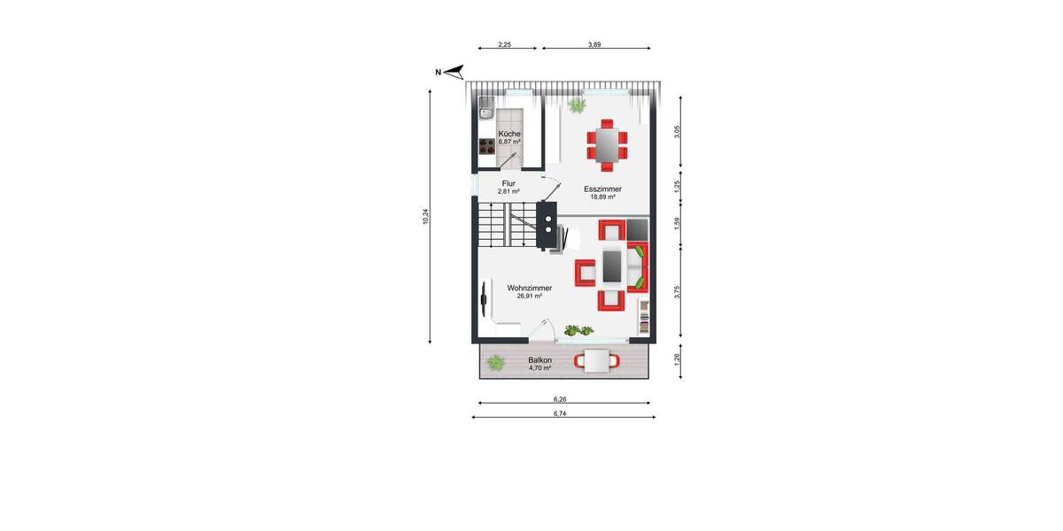 Reihenendhaus Wiesloch Schatthausen - 5 Zimmer, 146 m&sup2;, 390.000&euro; | Angebot:26555461