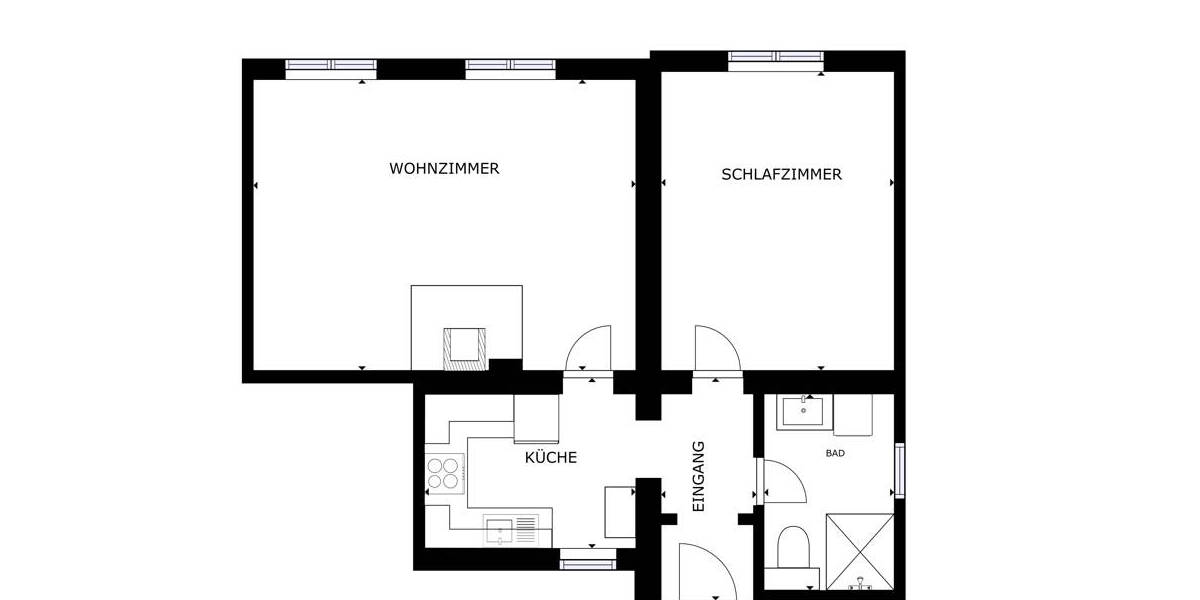 Toller Bungalow mit Garage und sonnigem Garten in beliebter Wohnlage von BitterfeldWolfen. 2 zimmer